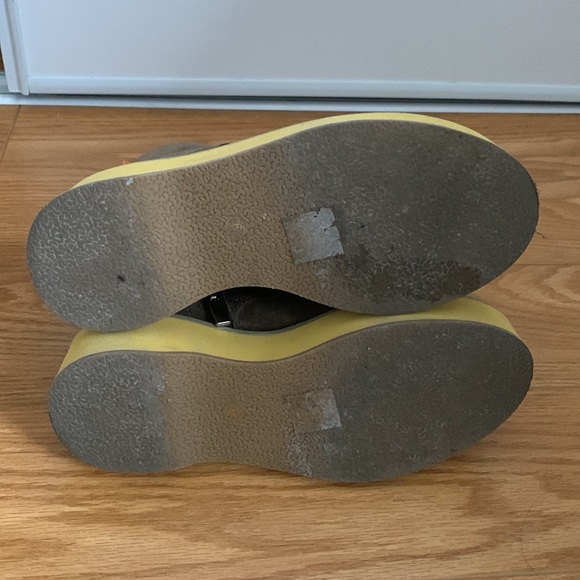 brown suede platform boots - Picture 3 of 4